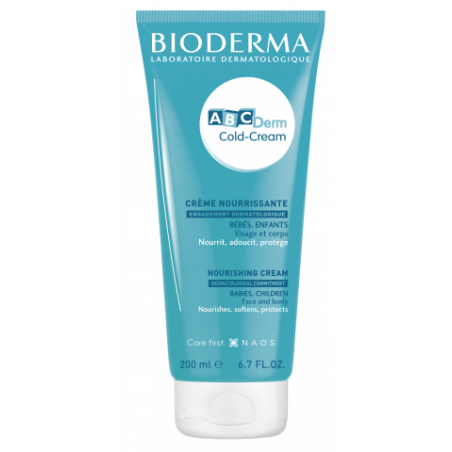 BIODERMA ABCDERM Cold-Cream Crème Visage et Corps | 200 ml