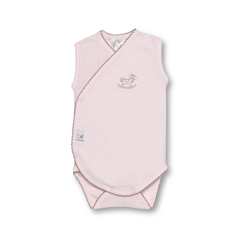 BIMBIDREAMS Body sans manches 6 mois dots rose