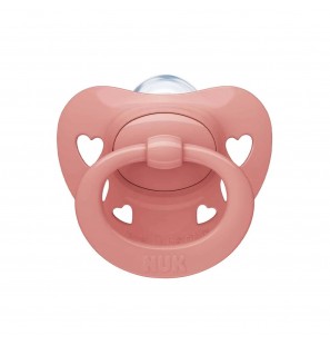 Nuk Sucette en Silicone Signature 0-6 mois Rose