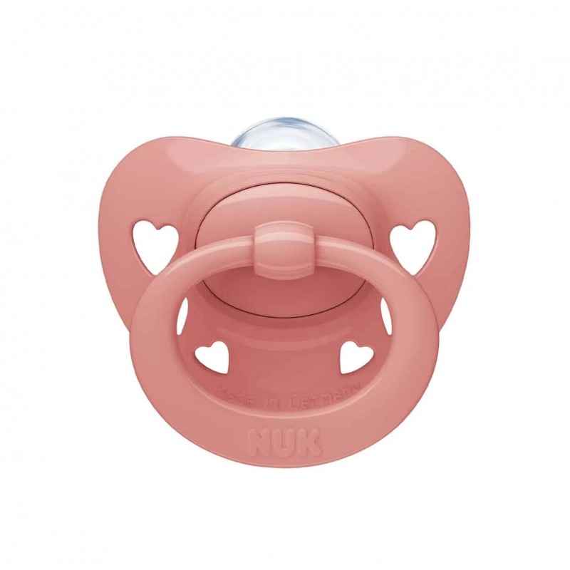 Nuk Sucette en Silicone Signature 0-6 mois Rose