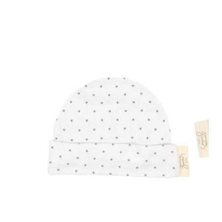 BIMBIDREAMS Bonnet dots b/beige