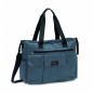 BIMBIPIRULOS Twin bag XL pirulos carry denim bleu