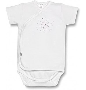 BIMBIDREAMS Body manches courtes taille 1 mois spiral b/rose