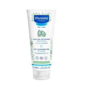 MUSTELA gel nettoyant 2en1 | 200 ml