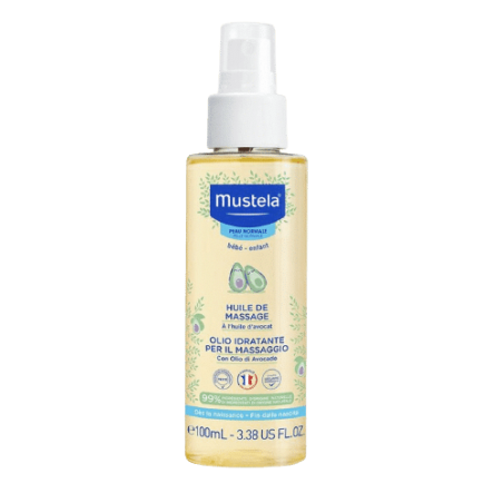 MUSTELA huile de massage à l'huile d'avocat | 100 ml