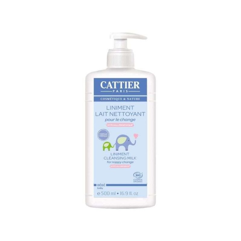 CATTIER BÉBÉ liniment lait nettoyant | 500 ml