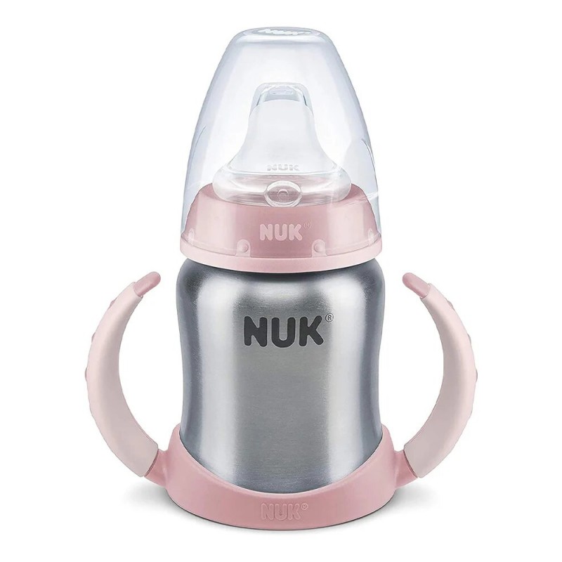 NUK Tasse Learner Stainless Steel 125ml 6-18M - Rose