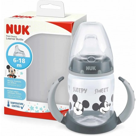 Nuk Tasse d’apprentissage Mickey 6-18mois 150ml - Gris