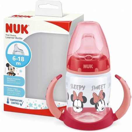 Nuk Tasse d’apprentissage Minnie 6-18mois 150ml - Rose