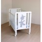 BIMBIPIRULOS Lit bebe jirafa 60 x 120 blanc