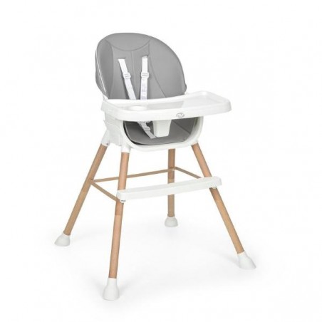 MS Chaise haute Mika Plus Gris