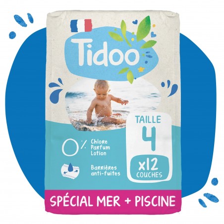 TIDOO culotte de bain Piscine Taille 4/M  (8-15kg) | 12 u