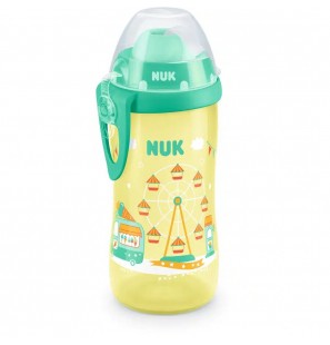 NUK Flexi Cup avec paille 12m+  300ml - Jaune