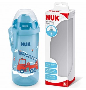 Nuk Flexi Cup avec paille 12m+  300ml - Bleu