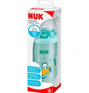 NUK Active cup embout silicone 300ml 12m+ - Vert