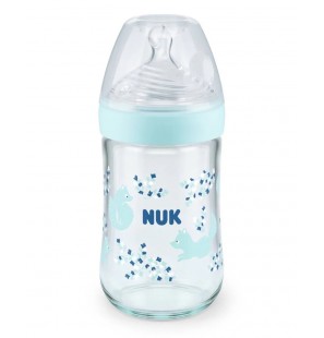 NUK Biberon En Verre Nature Sens 240ml