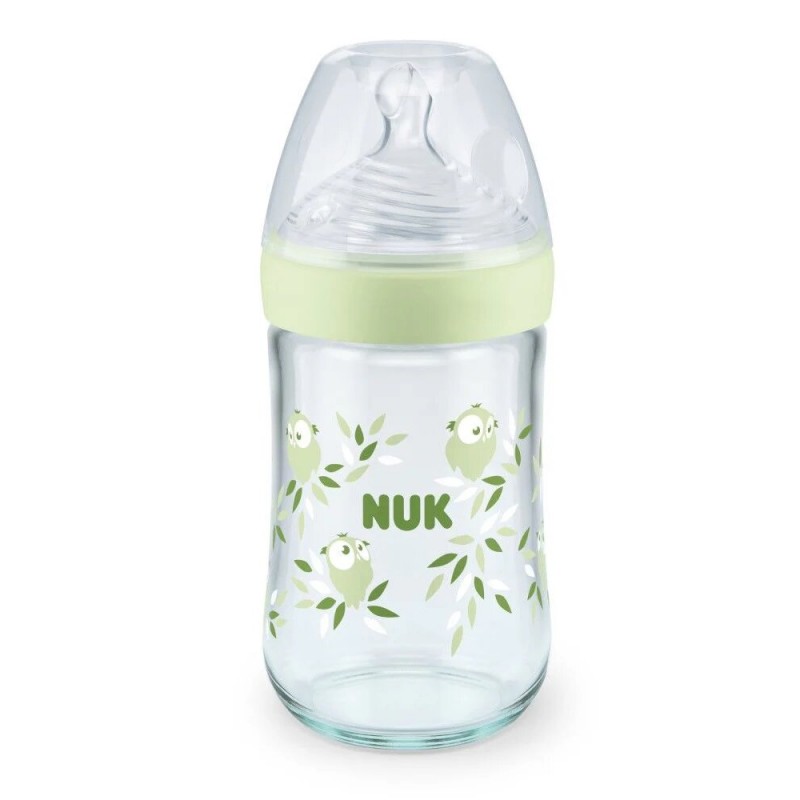 NUK Biberon En Verre Nature Sens 240ml