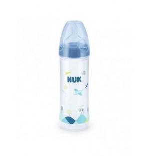 NUK 6-18m Biberons  PP AVEC TÉTINE EN SILICONE 250 ML