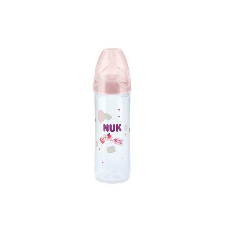 NUK 6-18m Biberons  PP AVEC TÉTINE EN SILICONE 250 ML