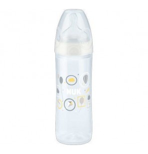 NUK 6-18m Biberons  PP AVEC TÉTINE EN SILICONE 250 ML