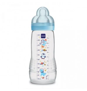 MAM biberon easy active  bleu clair 330ml