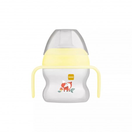 MAM tasse d'apprentissage +4 mois jaune 150ml