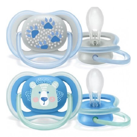 Avent Philips sucette air 6-18 M MX bleu