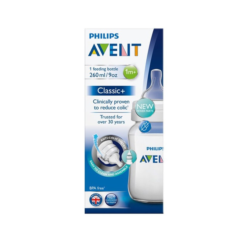 Avent Philips Biberon Anti-colic +1 mois 260 ml