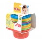 NUBY Petit bols avec couvercle pack de 6  3m+ 300ml