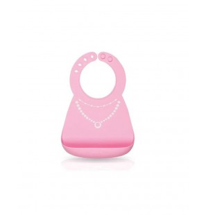 NUBY Bavoirs en silicone 3D motif Princesse - 3m+