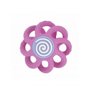 NUBY Balle Silicone Pliable 3m+ - Rose