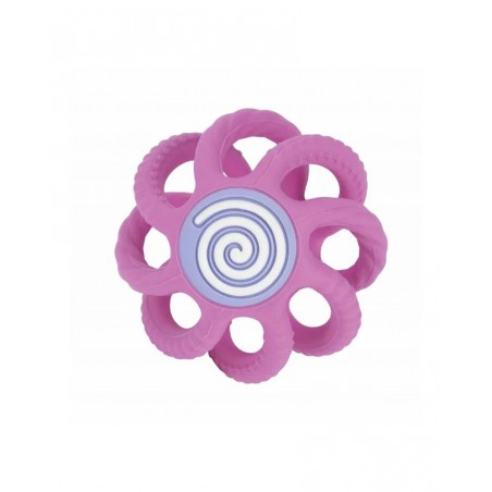 NUBY Balle Silicone Pliable 3m+ - Rose