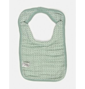 NUBY bavoir 100% coton 0m+ - vert