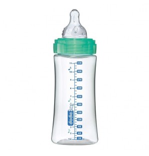 DODIE biberon initiation+ Vert Valentin +6M | 330 ml