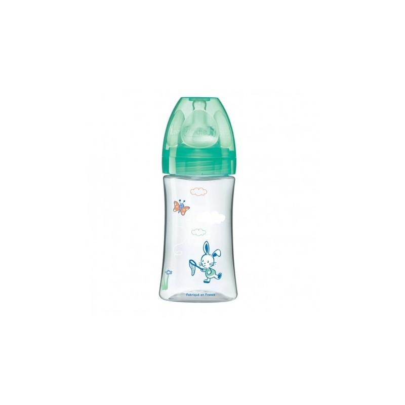 DODIE biberon initiation+ Vert Valentin +6M | 270 ml