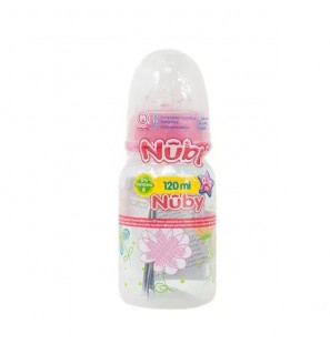 NUBY Biberon Classique Polycarbonate imprimé 120ml +0 mois