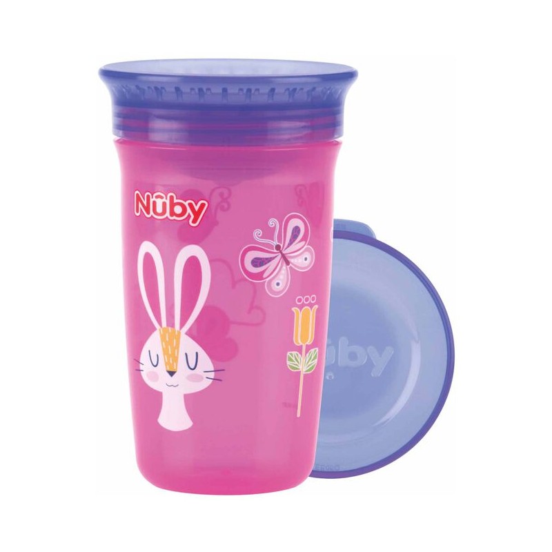 NUBY Gobelet 360 degrés 300ml 6+ mois