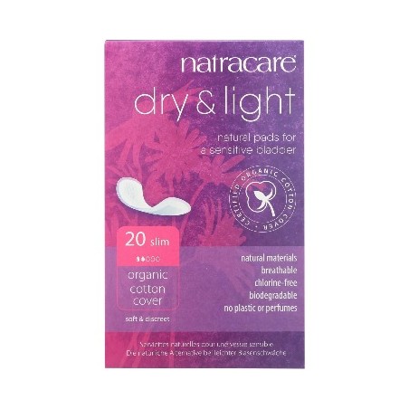 NATRACARE Serviettes Dry & Light X20