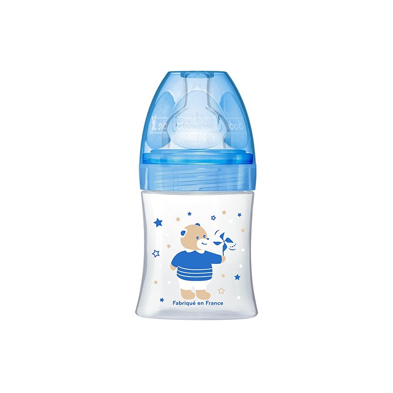 DODIE biberon Sensation+ Bleu Ourson 0-6M | 150 ml