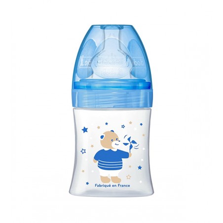 DODIE biberon Sensation+ Bleu Ourson 0-6M | 150 ml