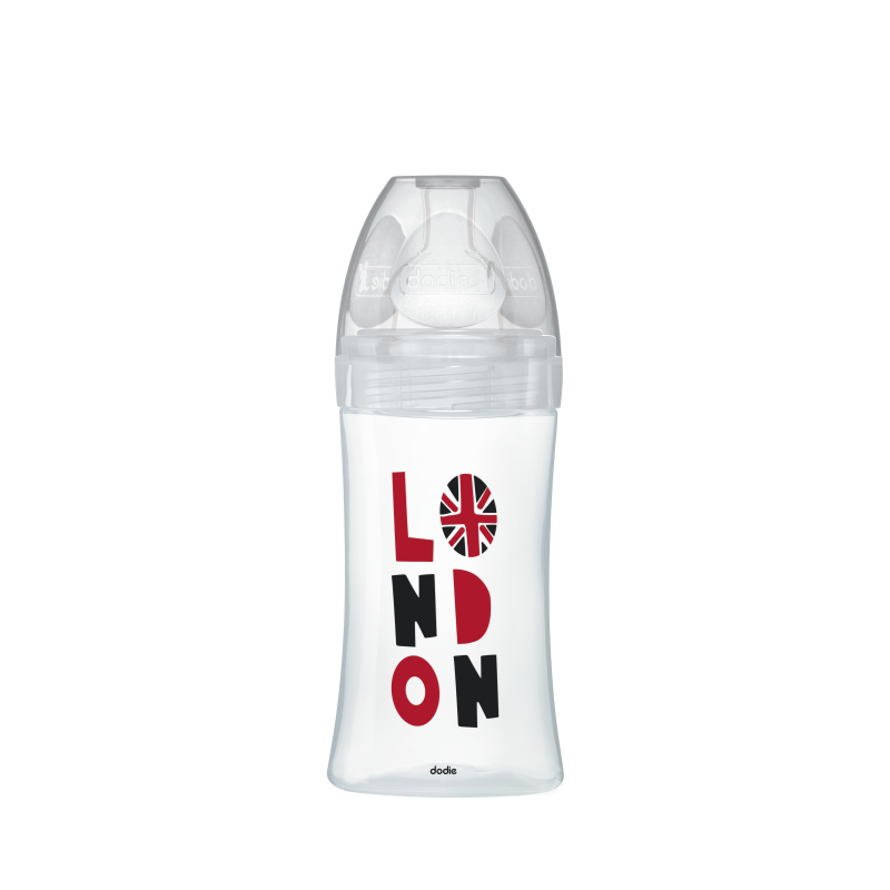 DODIE biberon Sensation+ London Verre | 270 ml