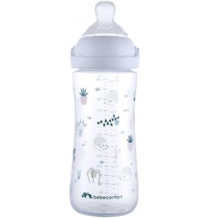 BEBE CONFORT BIBERON EMOTION PHYSIO URBAN GARDEN BLANC 360ML