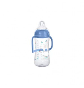 BEBE CONFORT BIBERON EMOTION AVEC POIGNESS 270ML BLEU