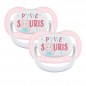 BEBE CONFORT SUCETTE PHYSIO AIR CONFORT 18-36MOIS P'TITE SOURIS ROSE