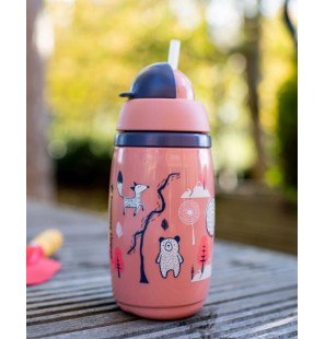 Tommee Tippee Tasse Isotherme à Paille SuperStar 266ml - Rose