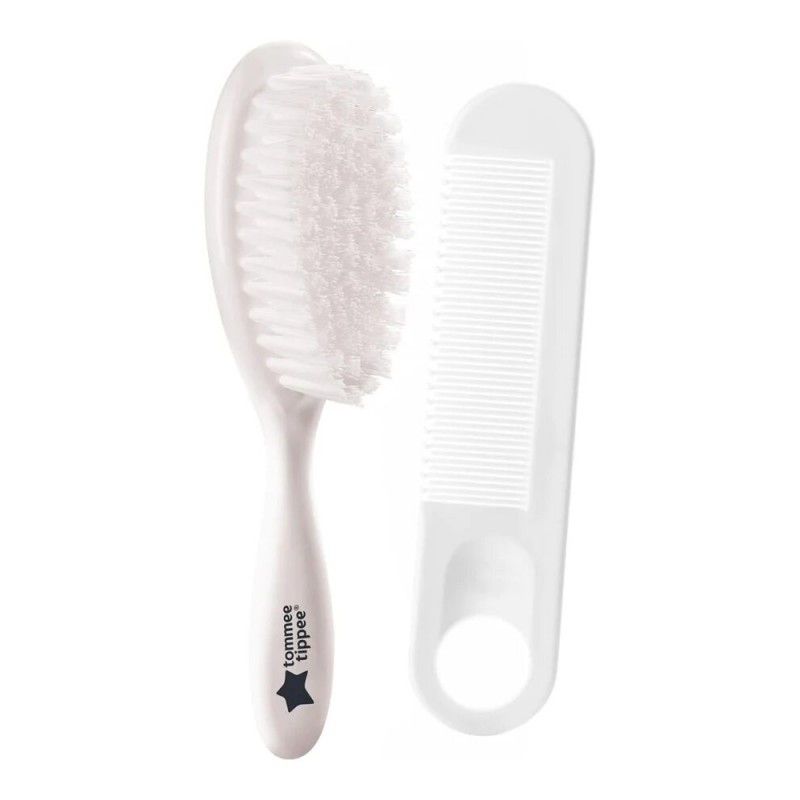 TOMMEE TIPPEE Ensemble Brosse et Peigne - Blanc