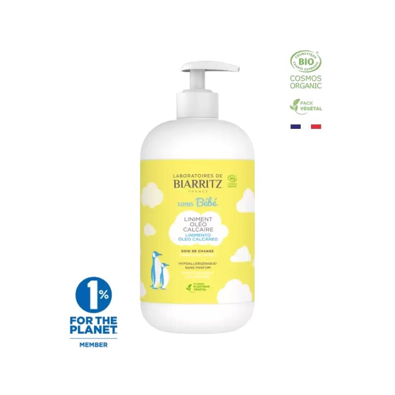 BIARRITZ BEBE Liniment Oléo-Calcaire Bio | 500 Ml