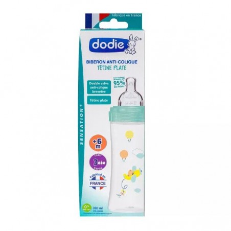 DODIE Biberon avion débit 3 +6 mois 330ml