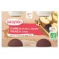 BABYBIO Petit Pot Pomme Pruneau 2X130G