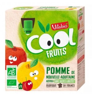 VITABIO COOL FRUITS POMME ACEROLA 4*90G